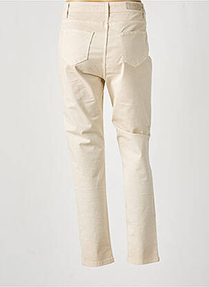 Pantalon slim poches beige FRED SABATIER femme