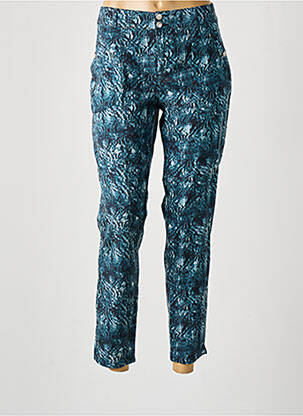 Pantalon 7/8 bleu EVA KAYAN pour femme