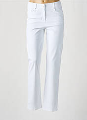 Pantalon droit blanc PAUSE CAFE pour femme seconde vue