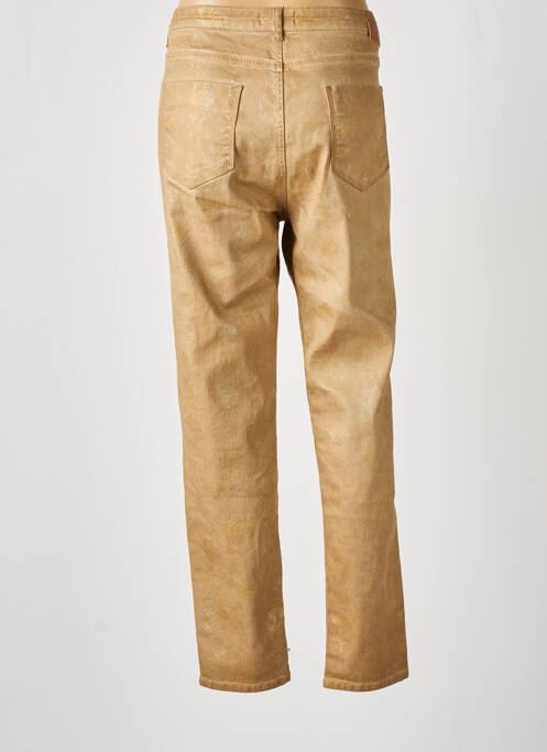 Pantalon slim beige EVA KAYAN pour femme