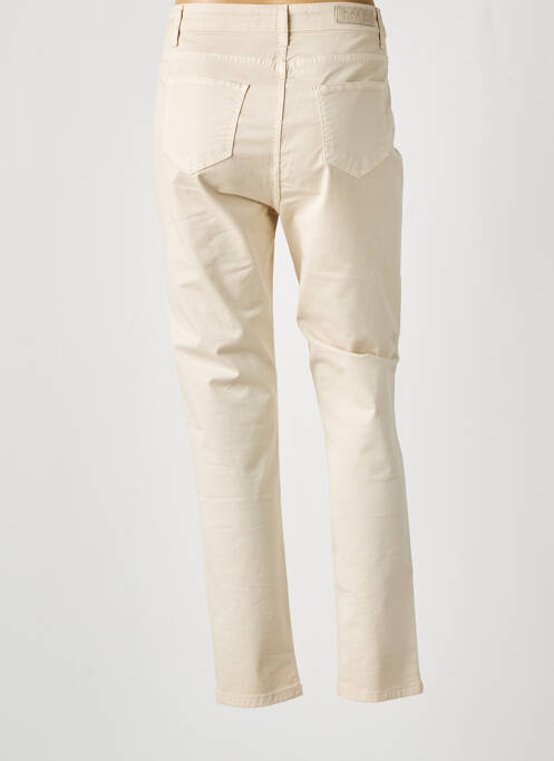 Pantalon slim beige FRED SABATIER pour femme