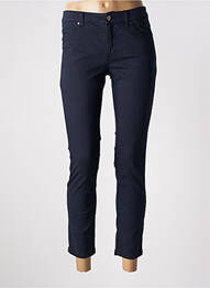 Pantalon 7/8 stretch taille basse bleu OUI femme
