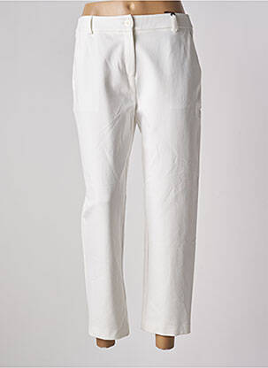 Pantalon 7/8 stretch taille normale blanc GUS femme