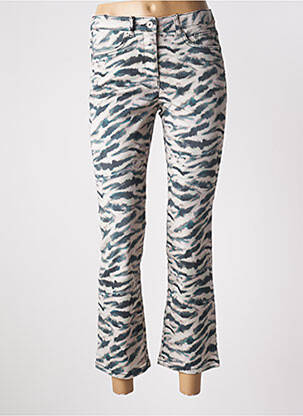 Pantalon 7/8 stretch taille normale gris MARC AUREL femme