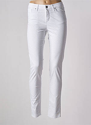 Pantalon slim taille basse taille basse blanc LCDN femme
