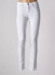 Pantalon slim taille basse taille basse blanc LCDN femme