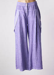 Pantalon large violet ELISA CAVALETTI pour femme seconde vue