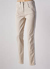 Pantalon slim beige MARC AUREL pour femme seconde vue