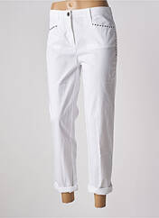 Pantalon slim blanc FUEGO WOMAN pour femme seconde vue