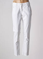 Pantalon slim blanc SPORTALM pour femme seconde vue