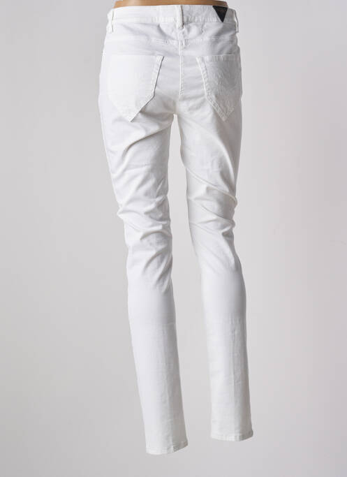 Pantalon slim tissage popeline taille normale blanc AIRFIELD femme