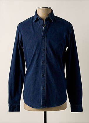 Chemise manches longues manches longues bleu ESPRIT homme