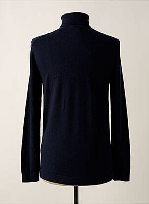 Pull col roulé manches longues manches longues bleu ESPRIT homme