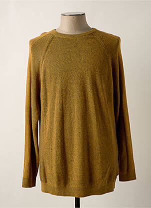 Pull tissage chiné manches longues jaune ESPRIT homme