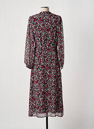 Robe longue manches longues manches longues noir GRACE & MILA femme