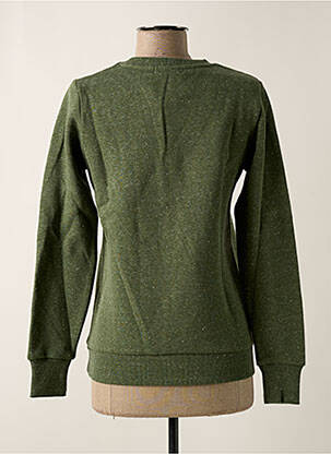 Sweat-shirt stretch manches longues vert SUPERDRY femme