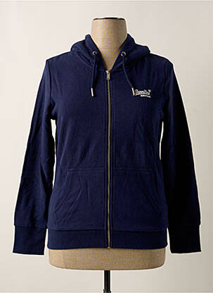 Veste casual bleu SUPERDRY pour femme