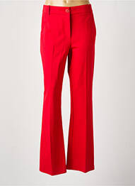 Pantalon chino tissage popeline taille normale rouge ESPRIT femme