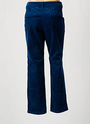Pantalon chino fermeture zippée sous rabat boutonné taille normale bleu ESPRIT femme