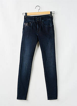 Jeans coupe slim tissage brut taille normale bleu SALSA femme
