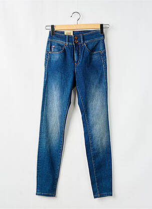 Jeans coupe slim tissage brut taille normale bleu SALSA femme