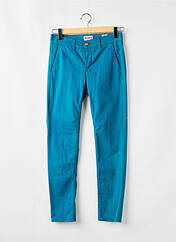 Pantalon chino bleu HAPPY pour femme seconde vue