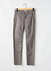 Pantalon chino gris HAPPY pour femme seconde vue