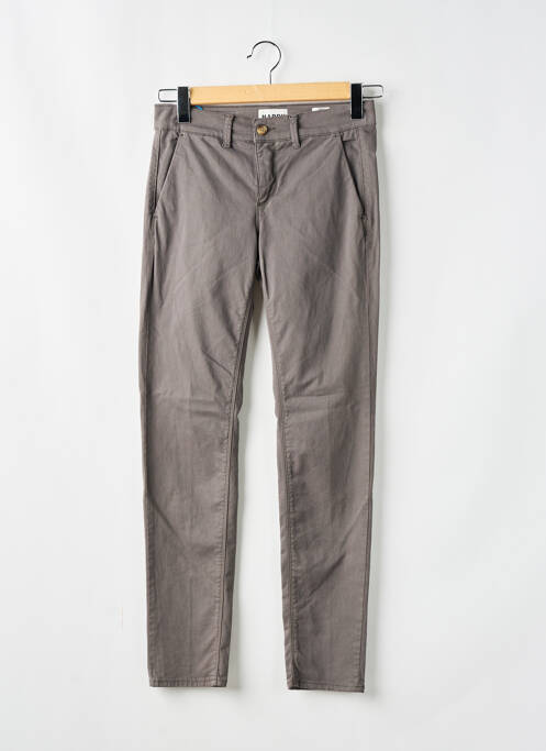 Pantalon chino gris HAPPY femme