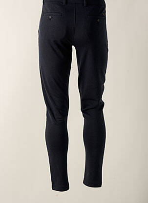 Pantalon chino stretch taille normale bleu SOLID homme