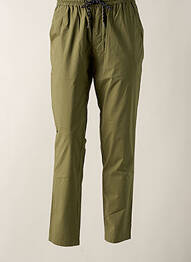 Pantalon chino tissage popeline taille normale vert TOMMY HILFIGER homme