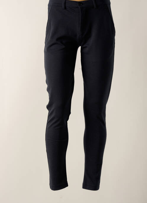 Pantalon chino bleu SOLID pour homme