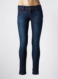 Jeans skinny tissage brut taille normale bleu SALSA femme