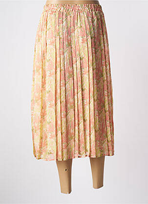 Jupe mi-longue taille normale vert GRACE & MILA femme