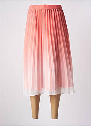 Jupe mi-longue taille normale orange ESPRIT femme
