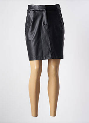 Jupe courte taille normale noir ESPRIT femme