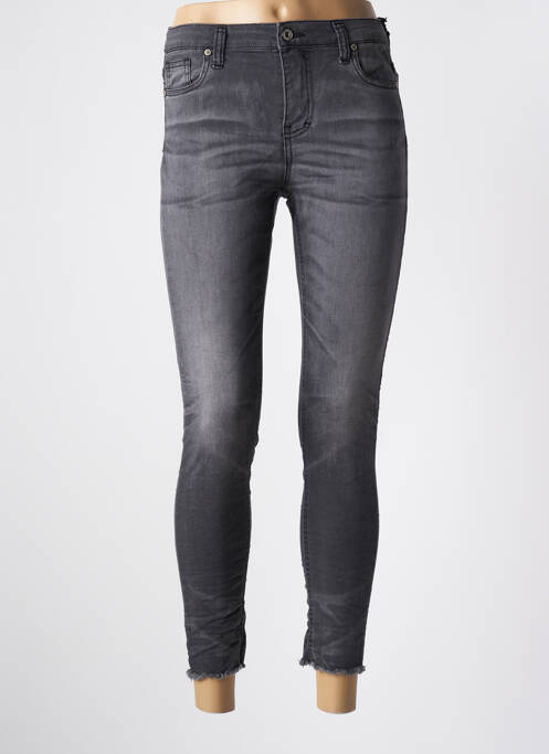 Jeans skinny gris PLEASE pour femme