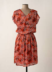 Robe courte orange SARAH JOHN pour femme seconde vue