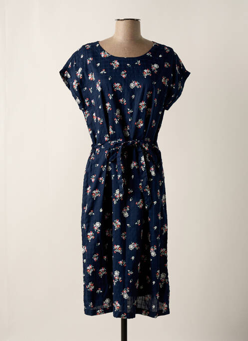 Robe mi-longue bleu LILY & ME pour femme