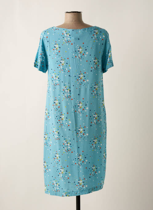 Robe mi-longue bleu LILY & ME pour femme