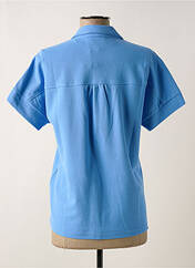 Polo bleu BRANDTEX pour femme seconde vue