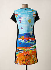 Robe courte bleu MALOKA pour femme seconde vue