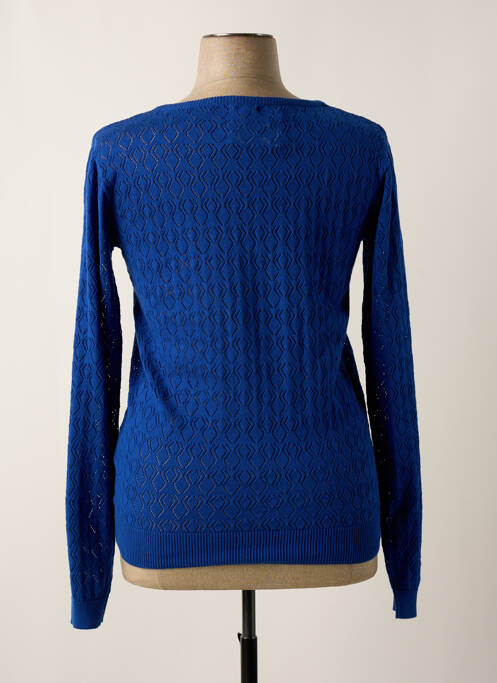 Gilet manches longues bleu PRINCESSE NOMADE pour femme