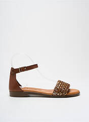 Sandales/Nu pieds marron fonce KAOLA pour femme seconde vue