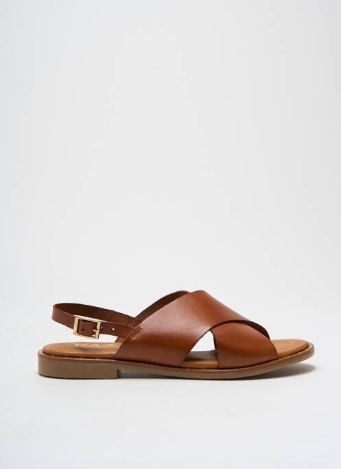 Sandales/Nu pieds marron KAOLA pour femme