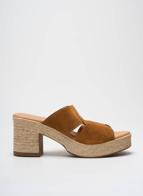 Mules/Sabots marron KAOLA pour femme