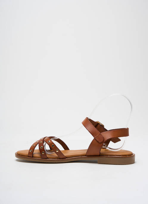 Sandales/Nu pieds marron KAOLA pour femme