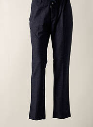 Pantalon slim tissage chiné taille normale bleu TOMMY HILFIGER homme