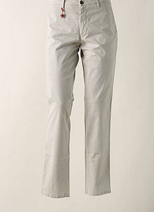 Pantalon chino stretch taille normale blanc MANUEL RITZ homme