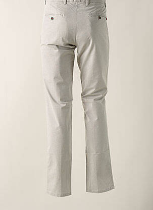 Pantalon chino stretch taille normale blanc MANUEL RITZ homme