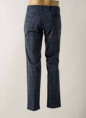 Pantalon chino stretch taille normale bleu MANUEL RITZ homme